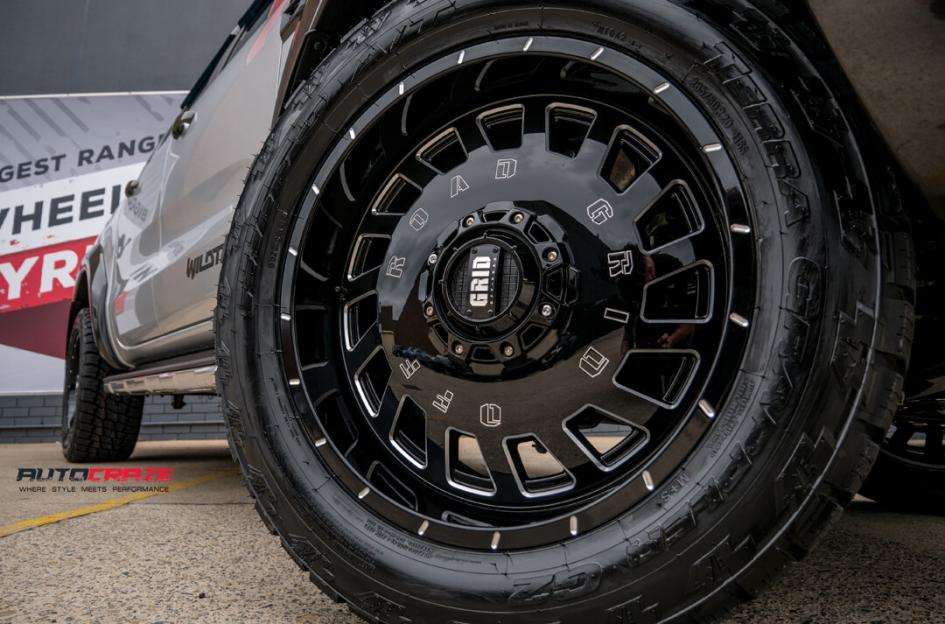 FORD RANGER GD03 GLOSS BLACK MILLED ACCENTS